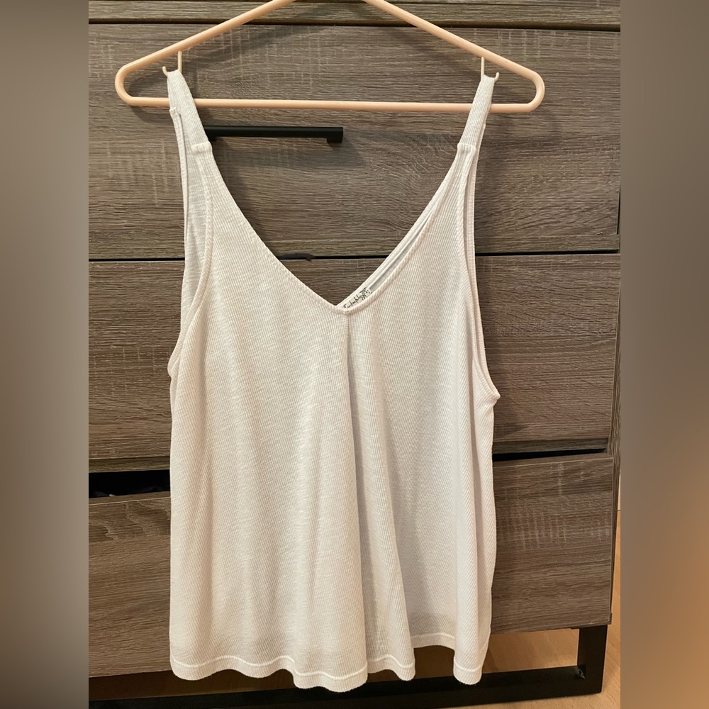 Free people white flowy tank